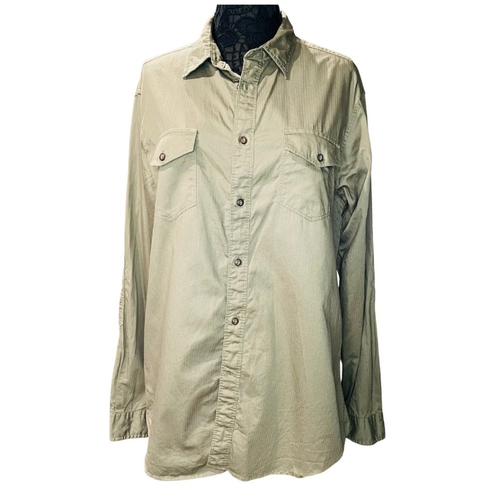 Life Khaki XL Long Sleeve in Khaki Green